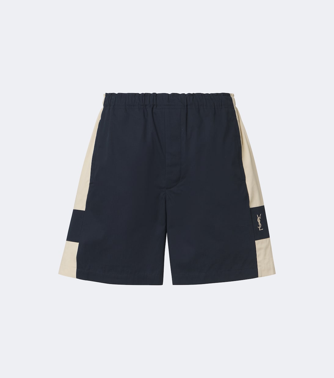 Saint Laurent - Cassandre cotton canvas shorts