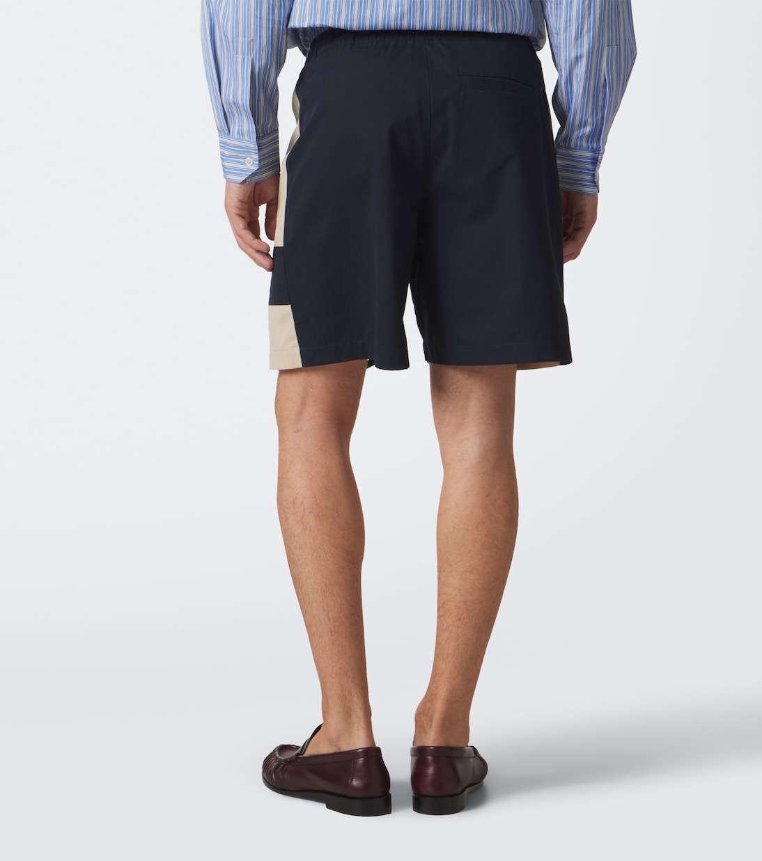 Saint Laurent - Cassandre cotton canvas shorts