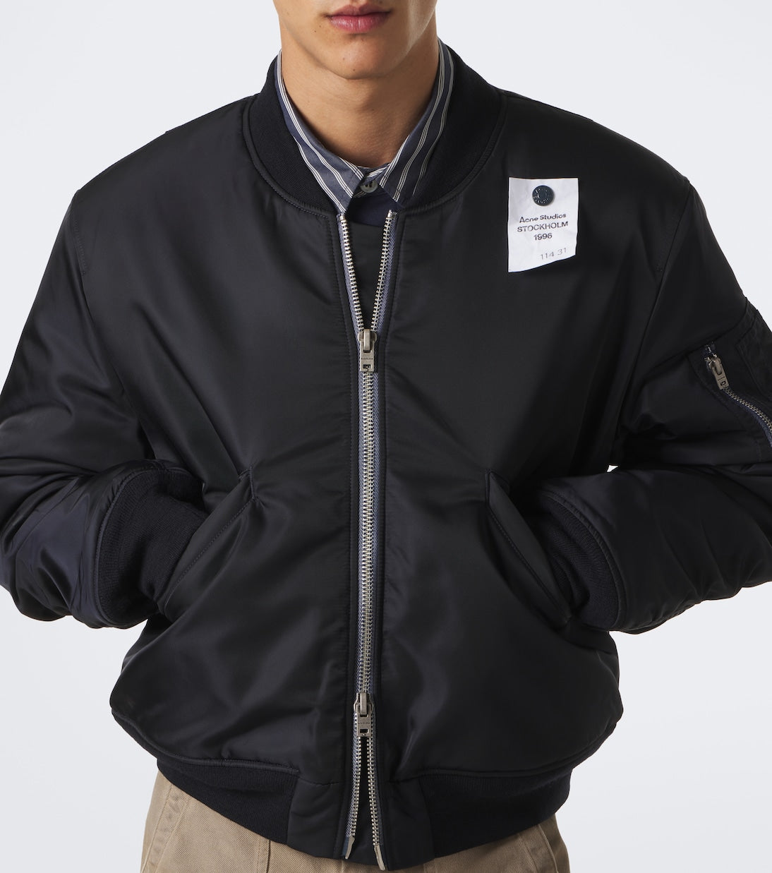 Acne Studios - Logo bomber jacket