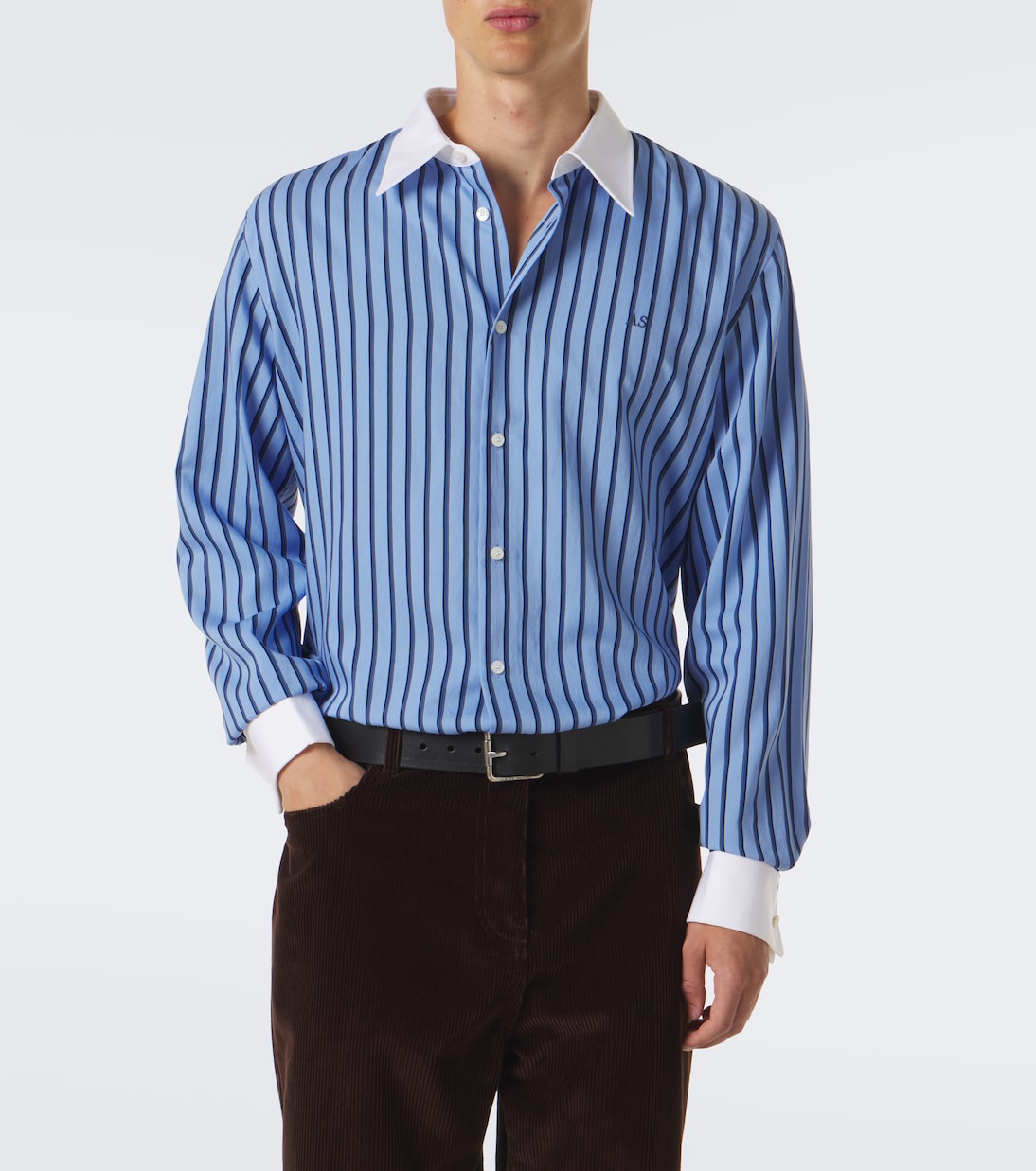 Acne Studios - Striped satin twill shirt