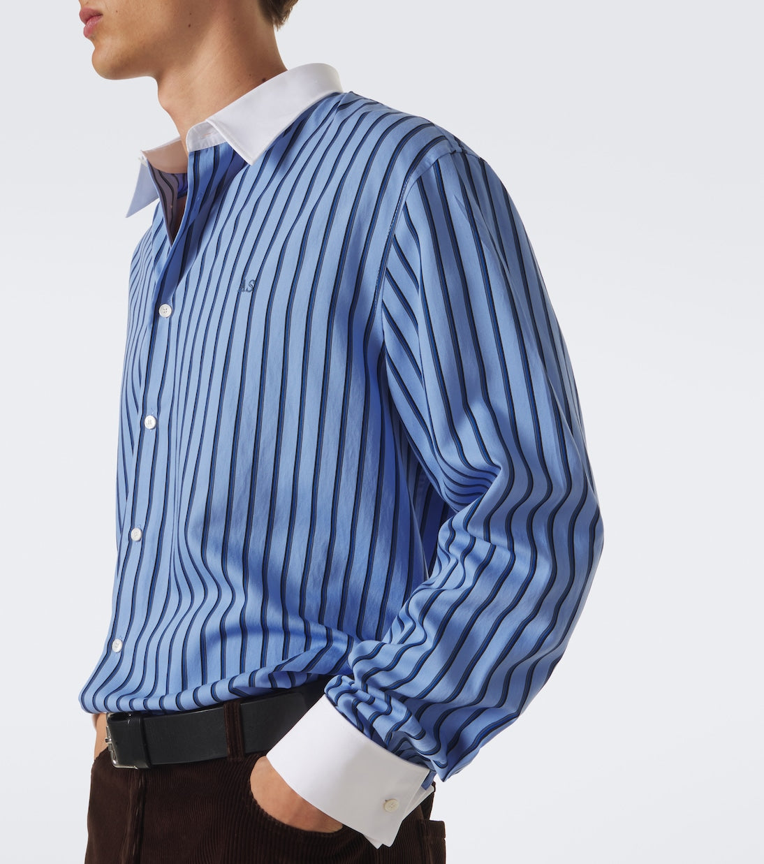 Acne Studios - Striped satin twill shirt