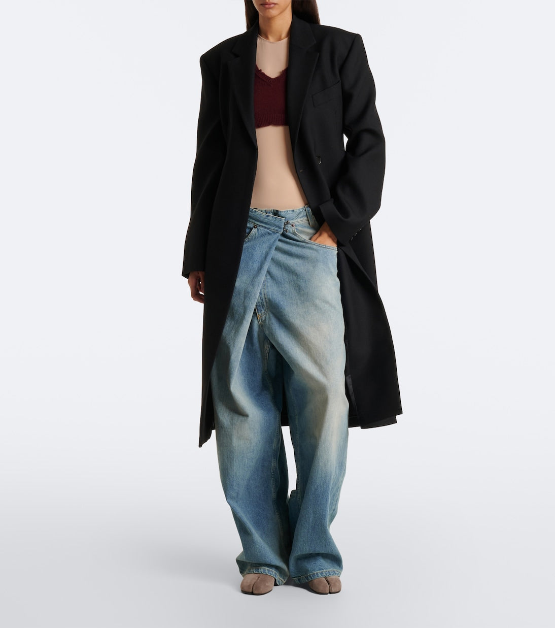 Maison Margiela - Tabi suede ankle boots