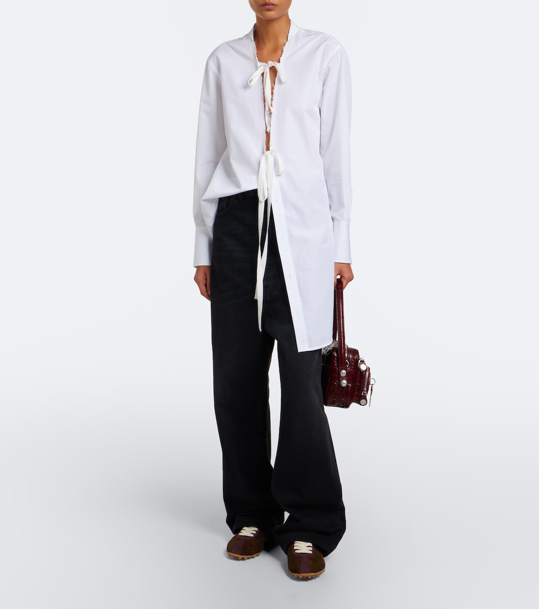 Maison Margiela - Sprinters suede low-top sneakers