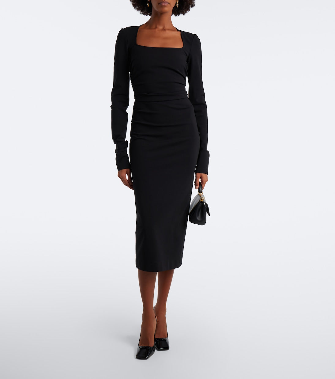 Dolce&Gabbana - Ruched jersey midi dress
