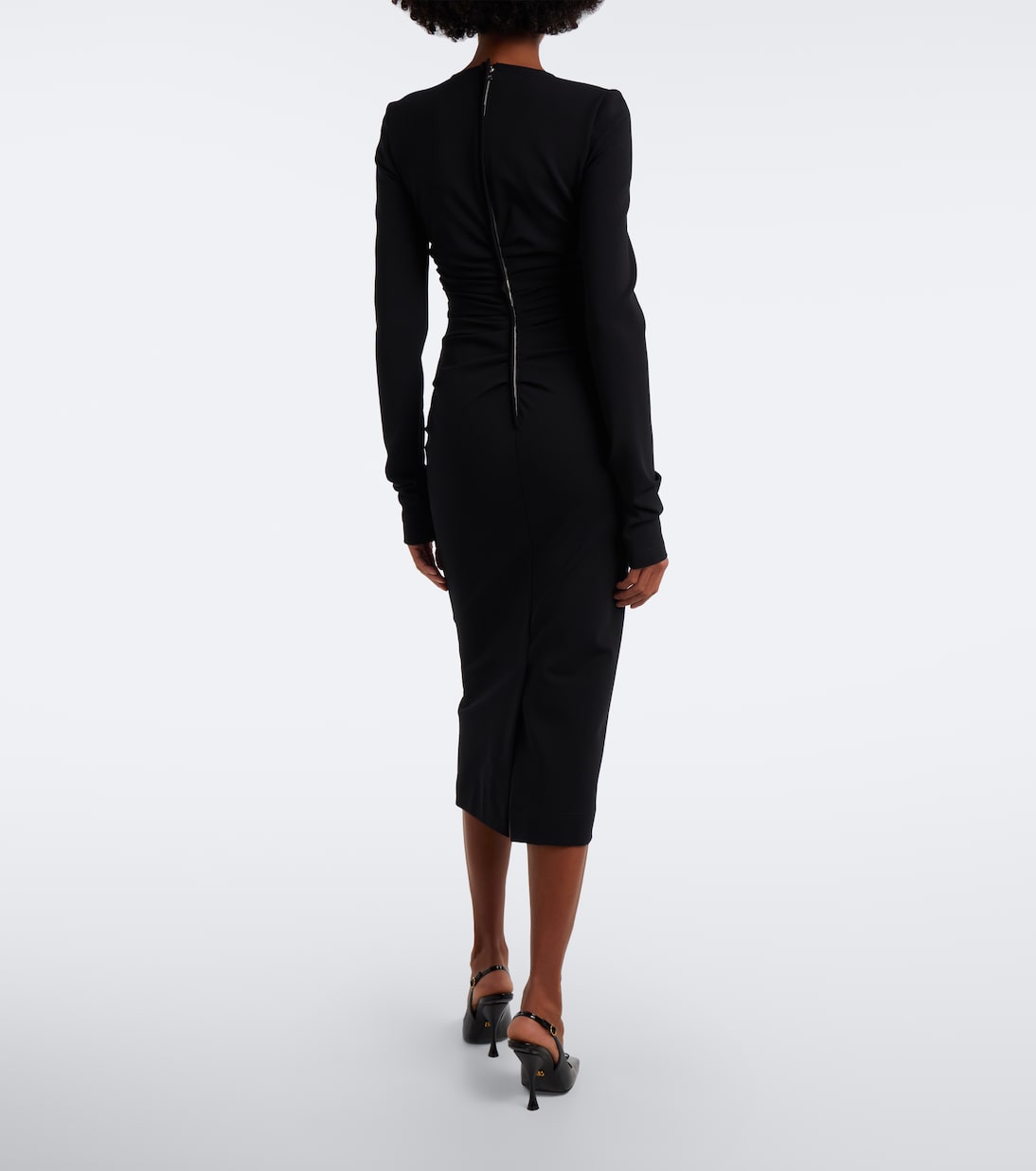 Dolce&Gabbana - Ruched jersey midi dress