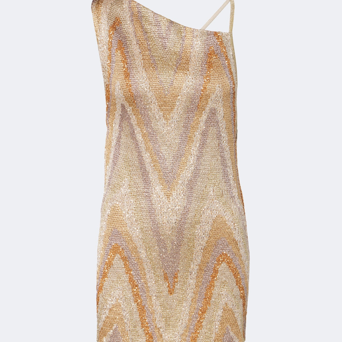 Missoni - Zigzag sequined lamé top