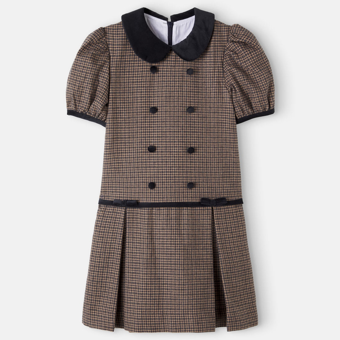 La Coqueta - Camala checked cotton flannel dress