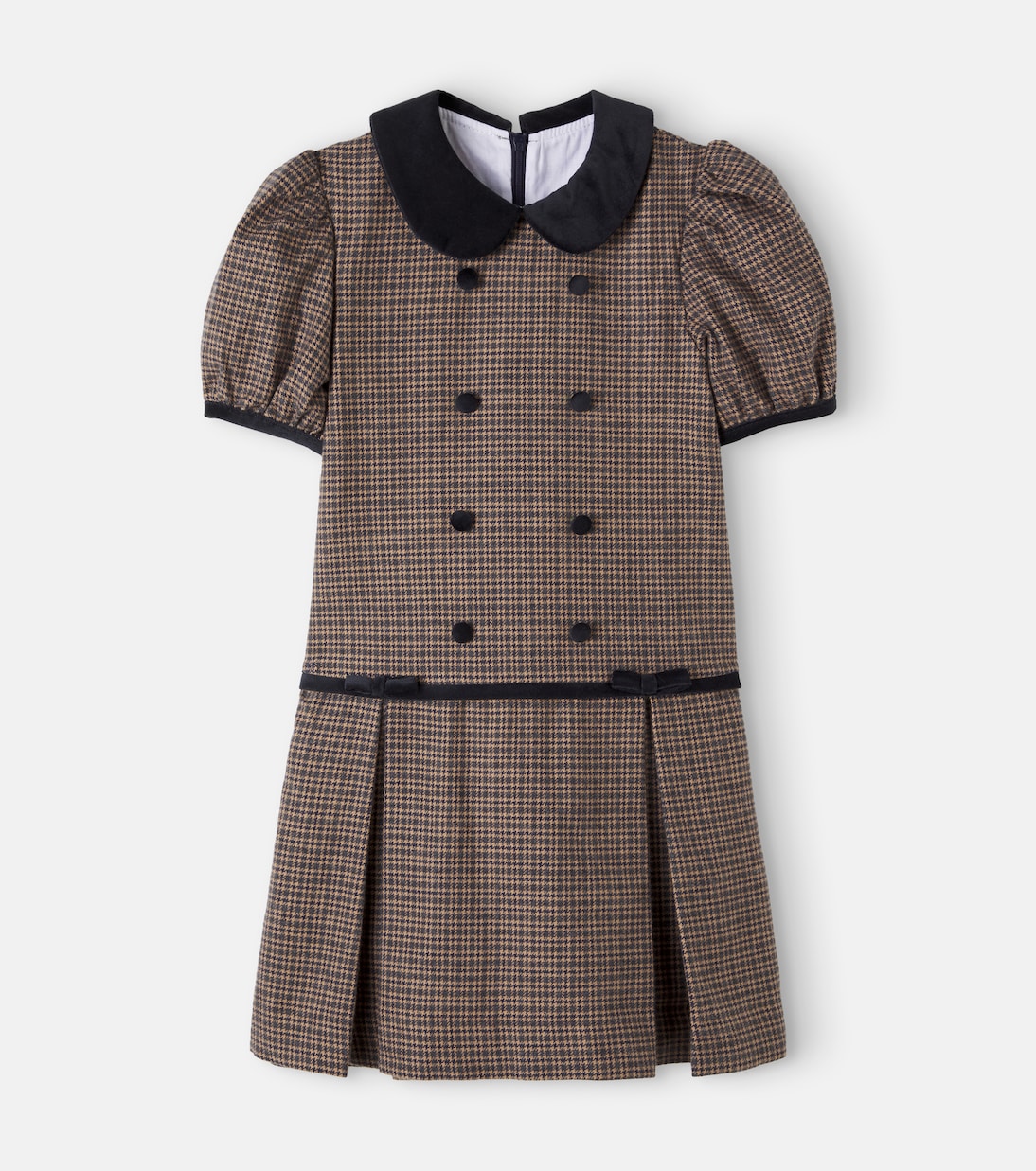 La Coqueta - Camala checked cotton flannel dress