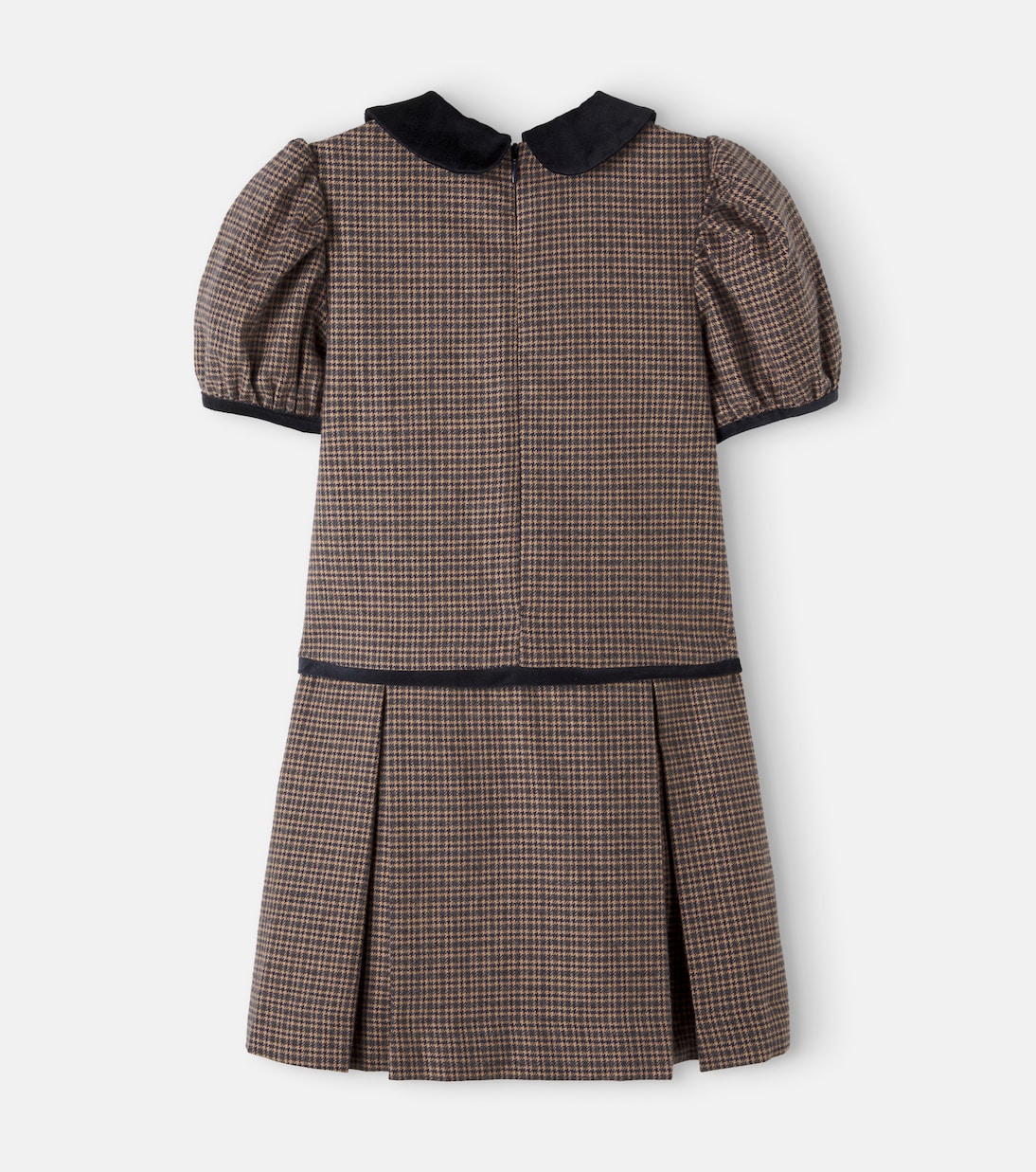 La Coqueta - Camala checked cotton flannel dress