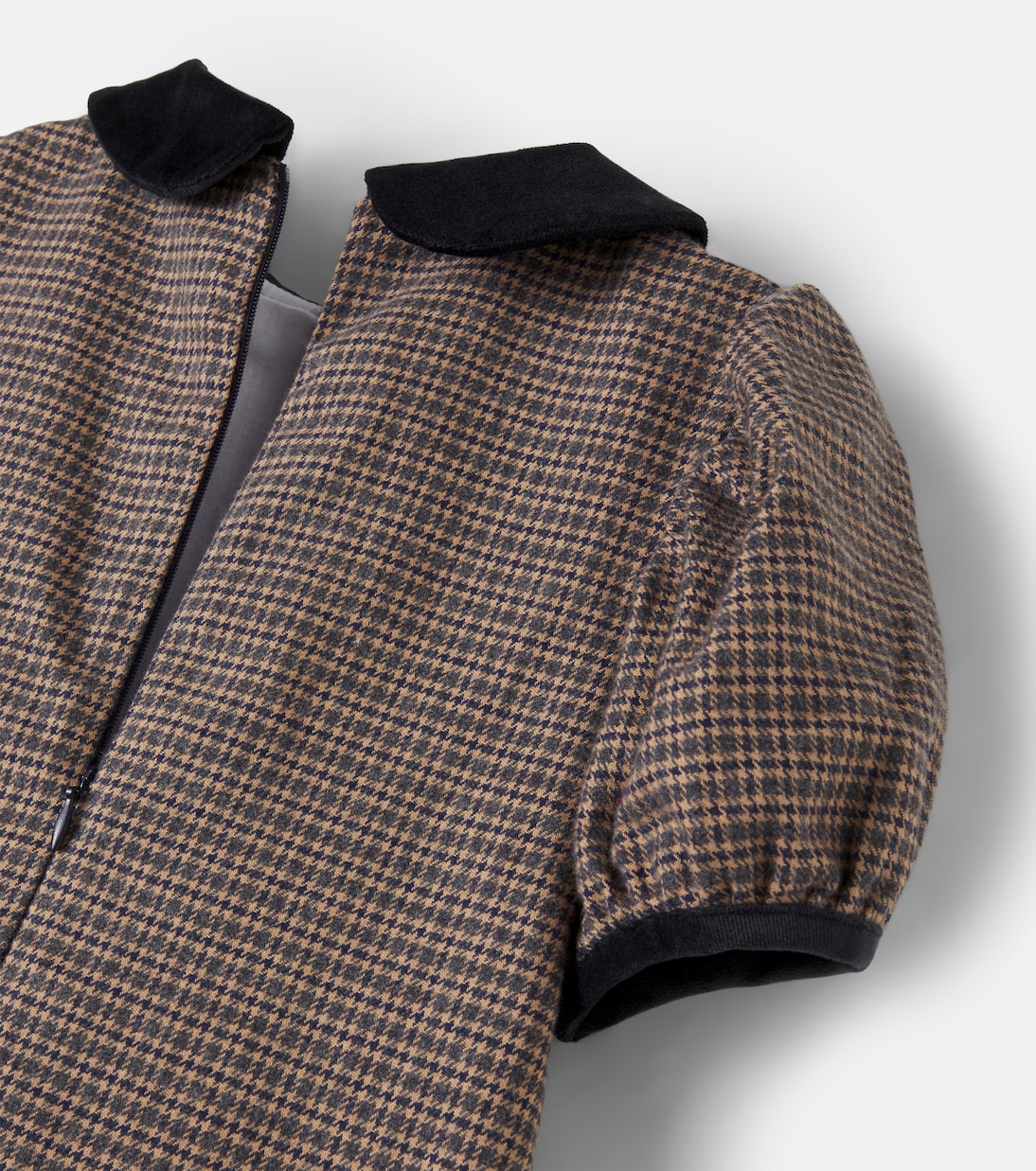 La Coqueta - Camala checked cotton flannel dress