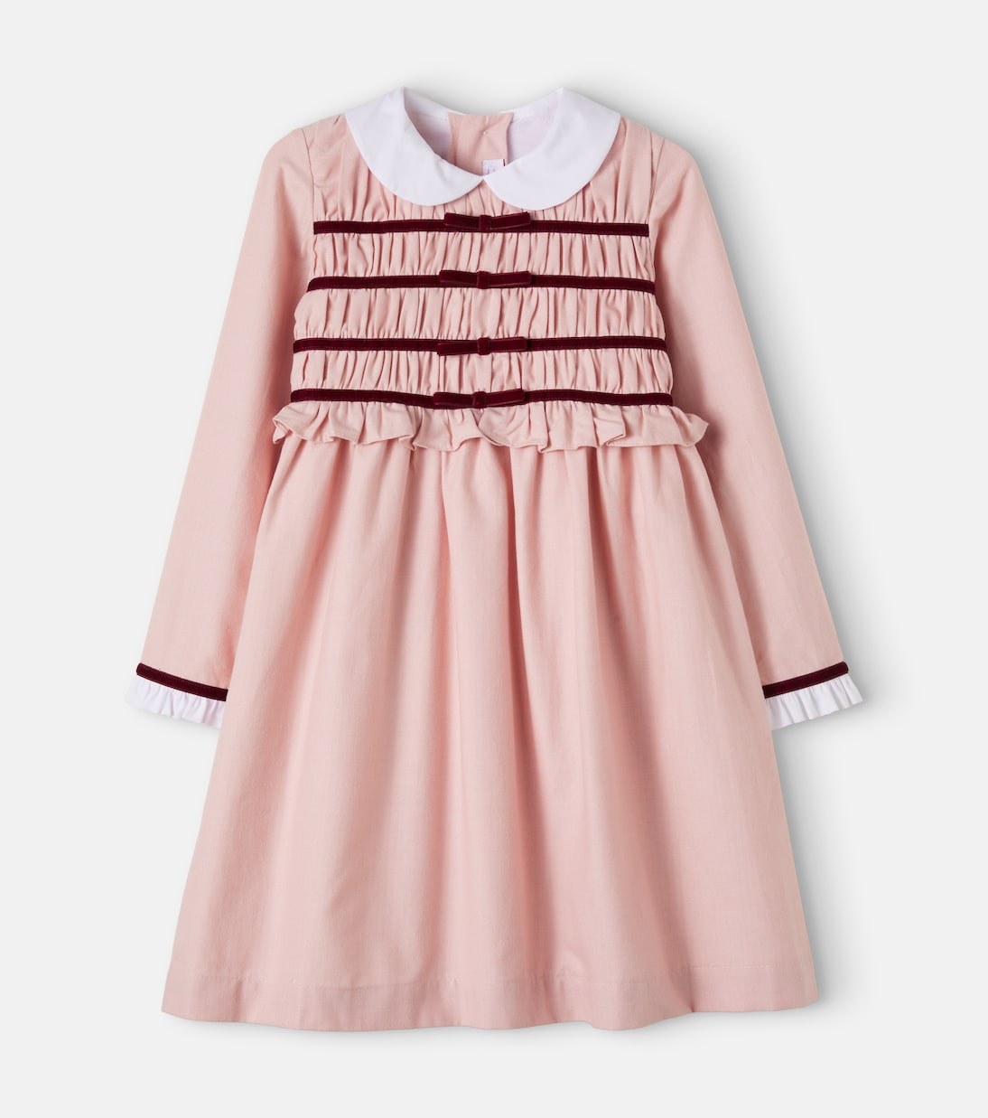 La Coqueta - Garcia bow-detail cotton dress