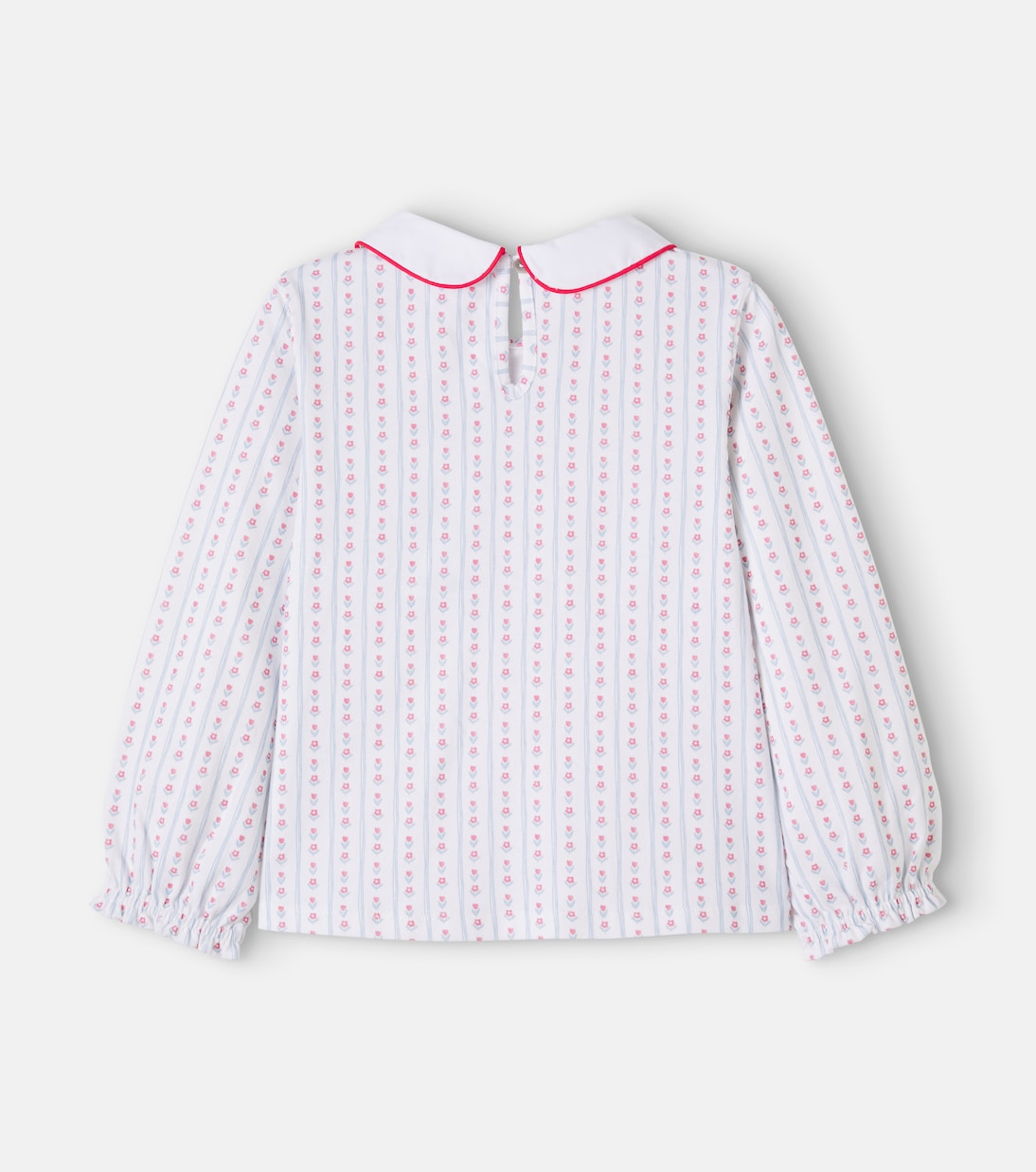 La Coqueta - Elisia floral striped cotton top