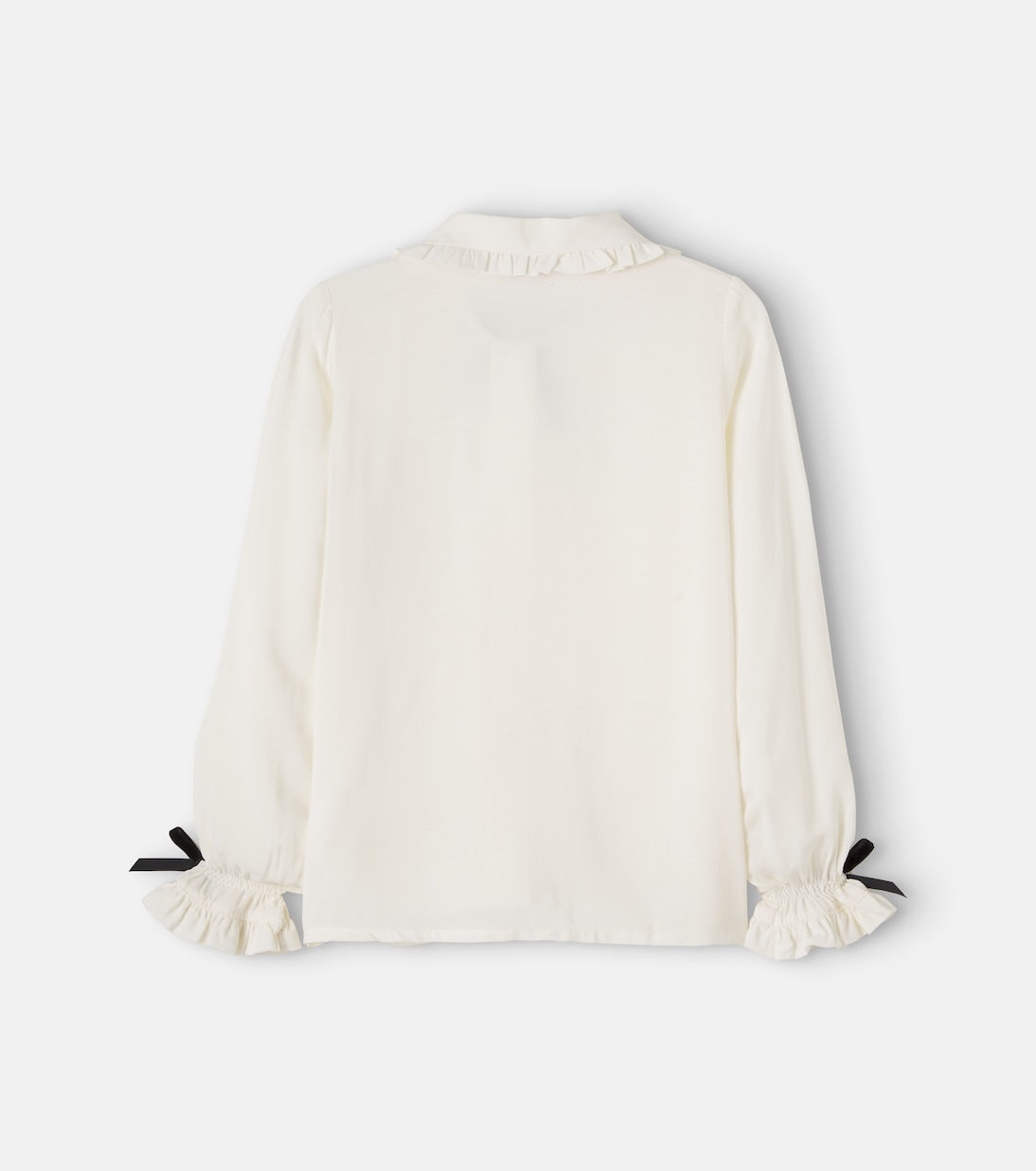 La Coqueta - Betty bow-detail ruffled blouse
