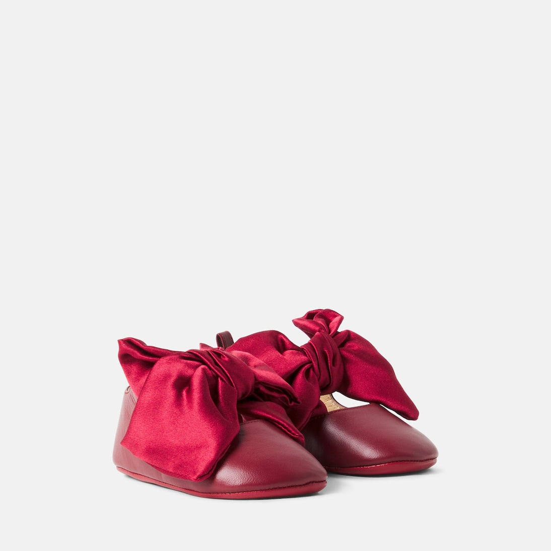 Christian Louboutin Kids - Baby Lou Babe leather ballet flats