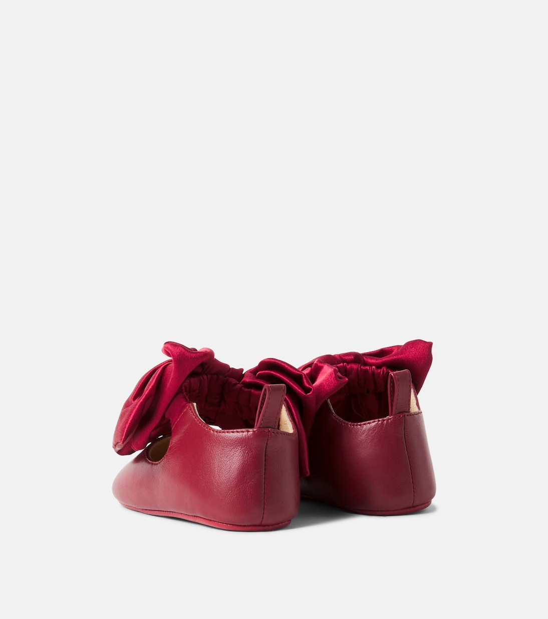 Christian Louboutin Kids - Baby Lou Babe leather ballet flats