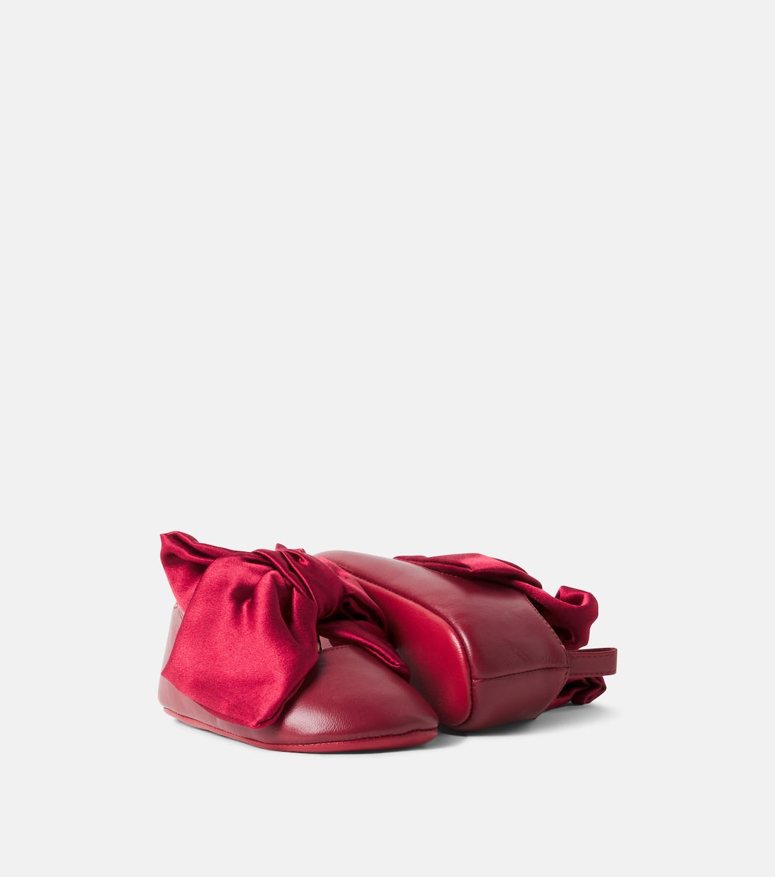 Christian Louboutin Kids - Baby Lou Babe leather ballet flats