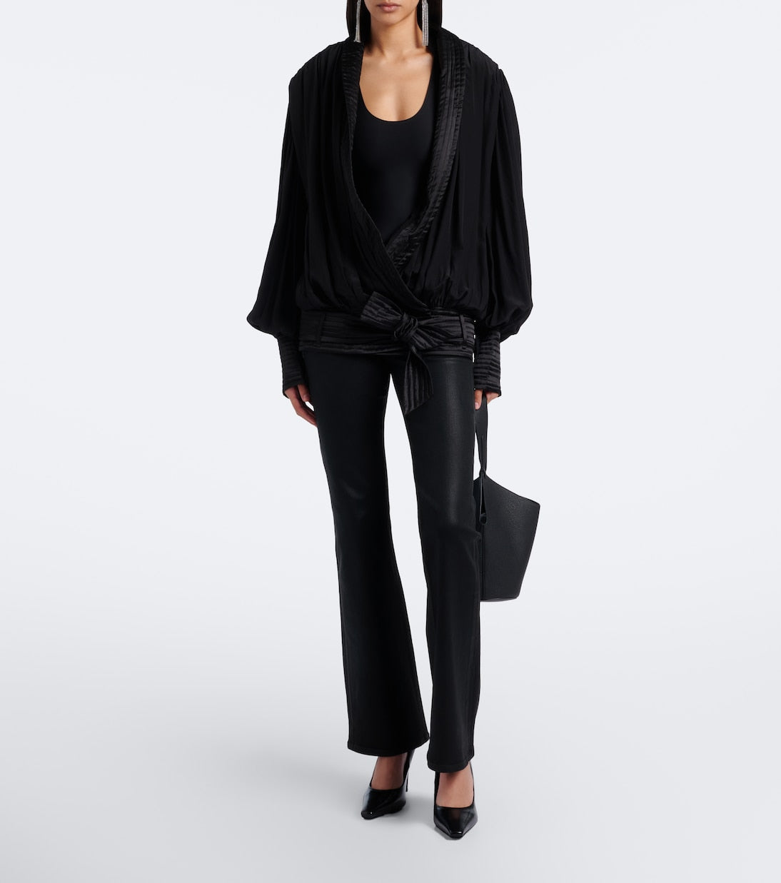 7 For All Mankind - Coated bootcut jeans