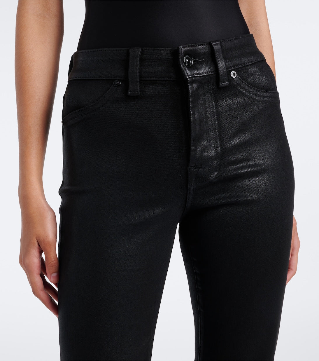 7 For All Mankind - Coated bootcut jeans