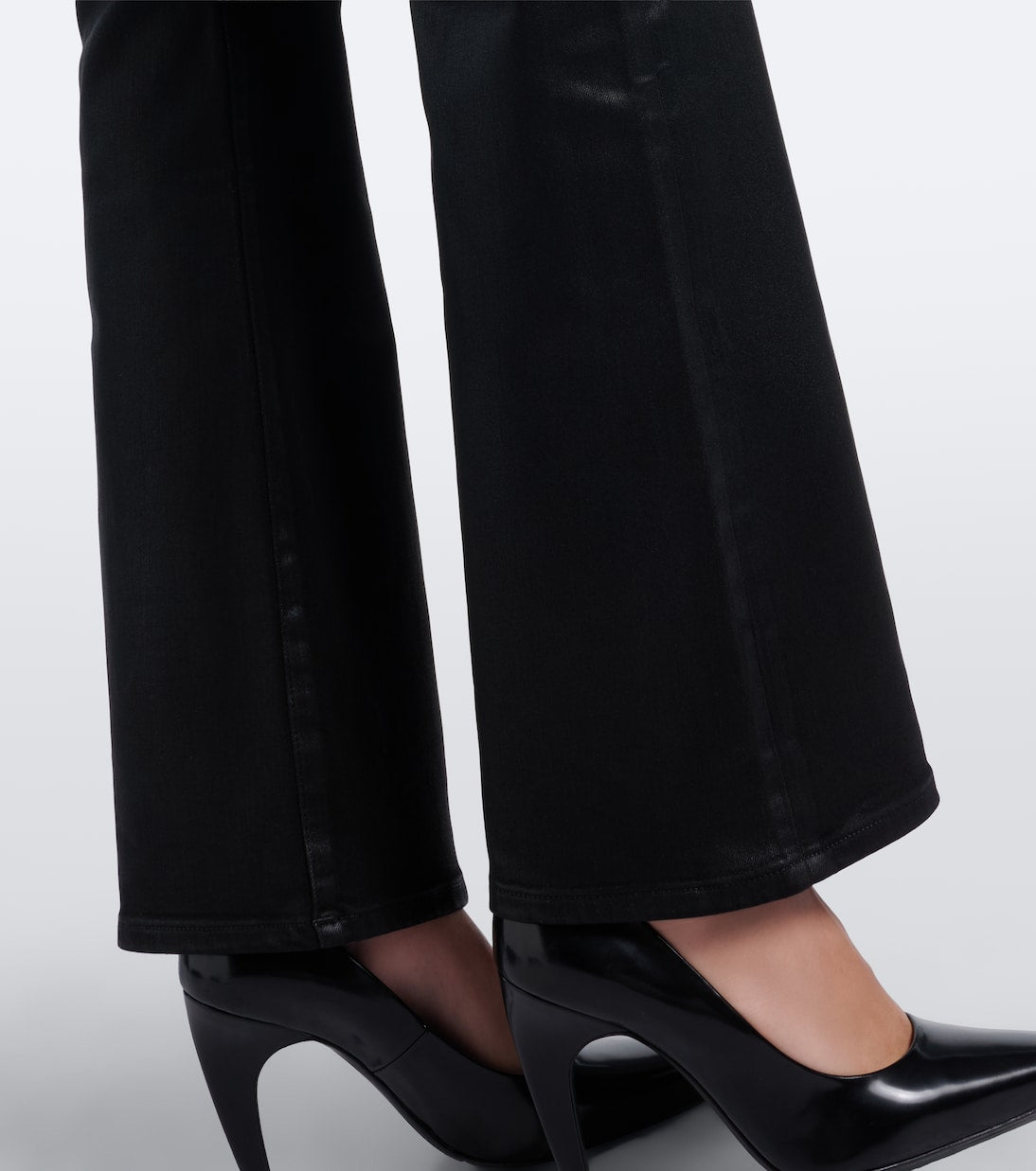 7 For All Mankind - Coated bootcut jeans