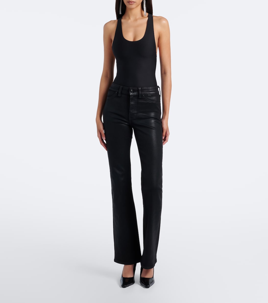 7 For All Mankind - Coated bootcut jeans