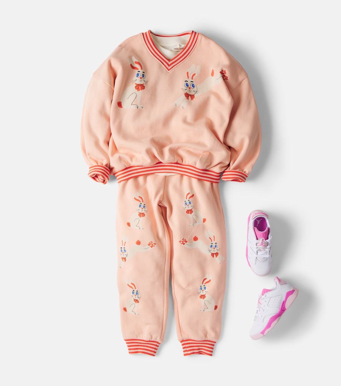 Mini Rodini - Printed cotton sweatpants