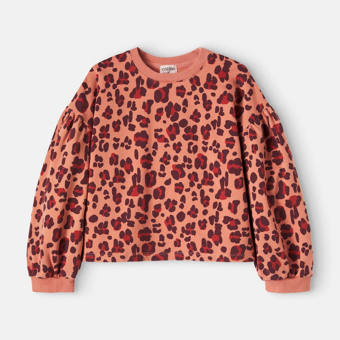 Cozmo - Elia leopard-print cotton-blend sweatshirt