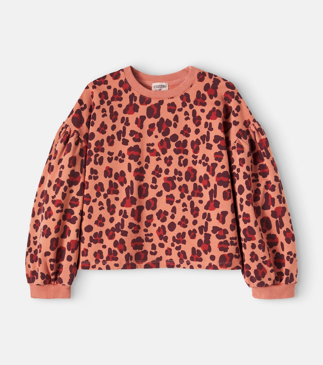 Cozmo - Elia leopard-print cotton-blend sweatshirt