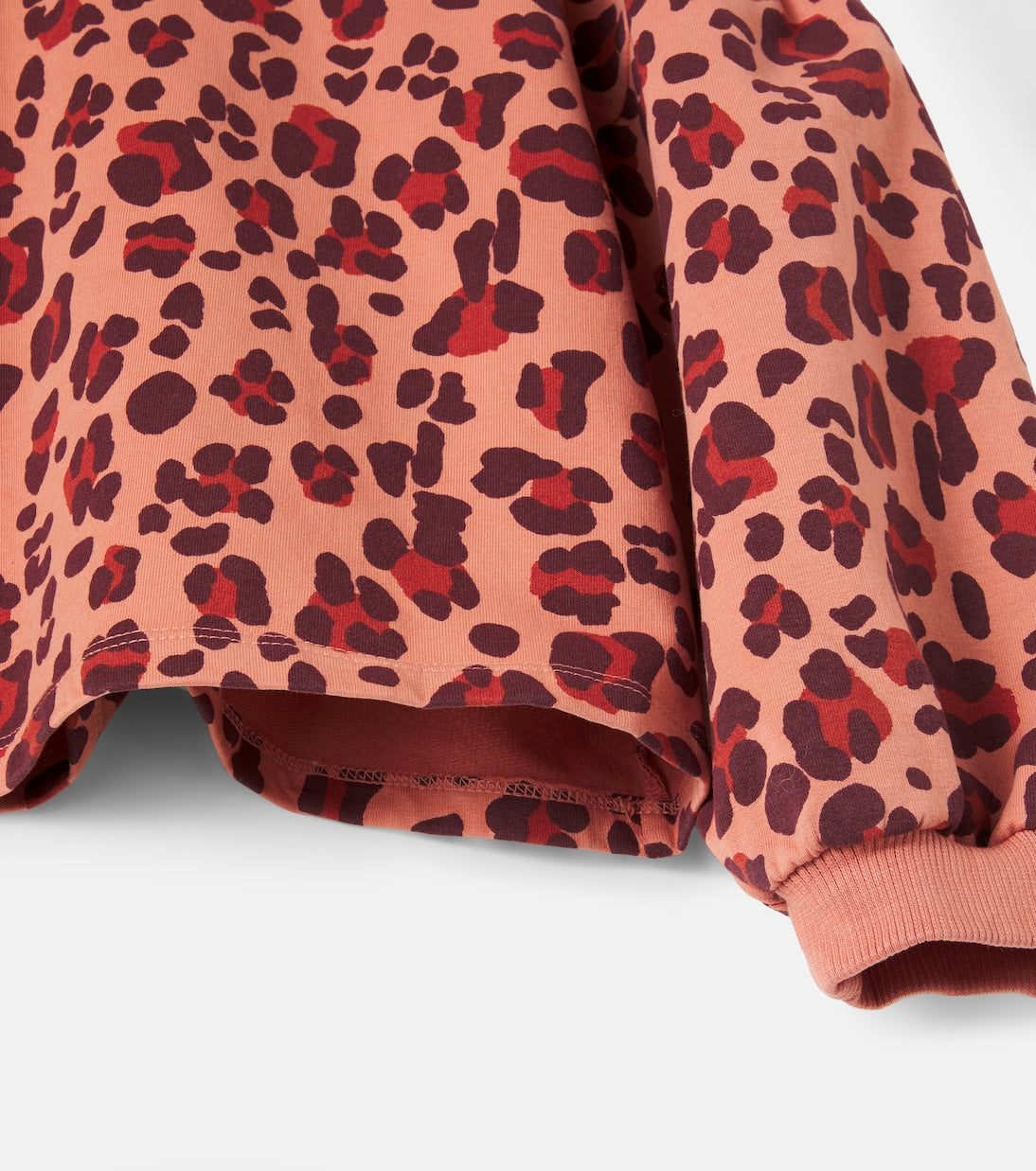 Cozmo - Elia leopard-print cotton-blend sweatshirt