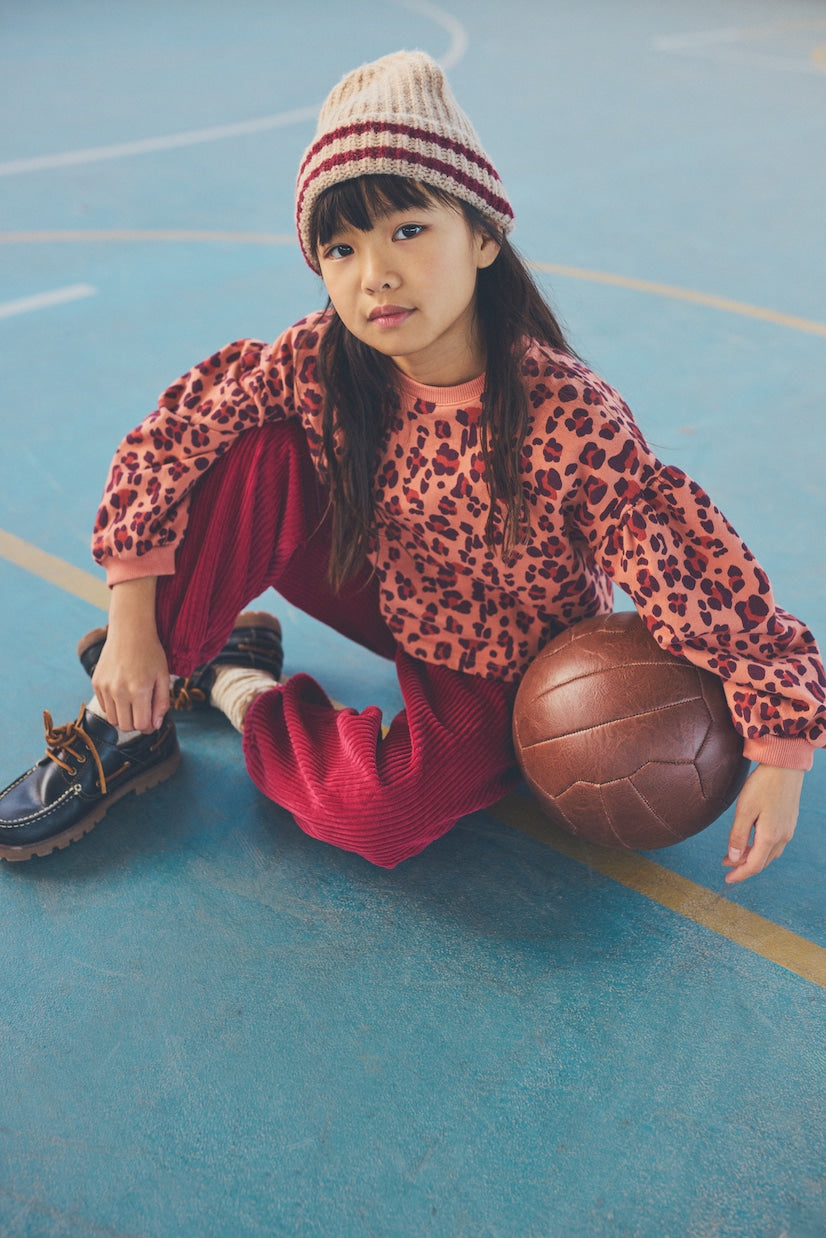 Cozmo - Elia leopard-print cotton-blend sweatshirt