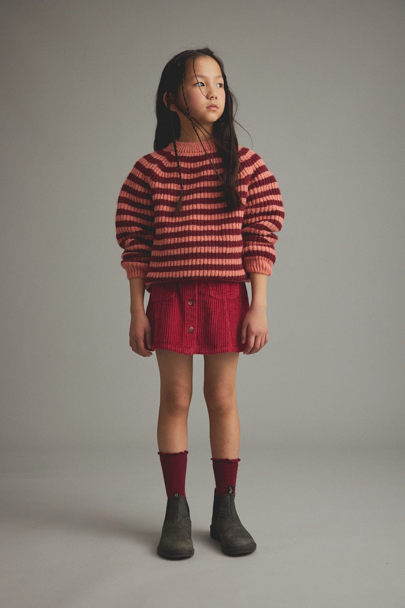Cozmo - Vigo ribbed-knit striped sweater
