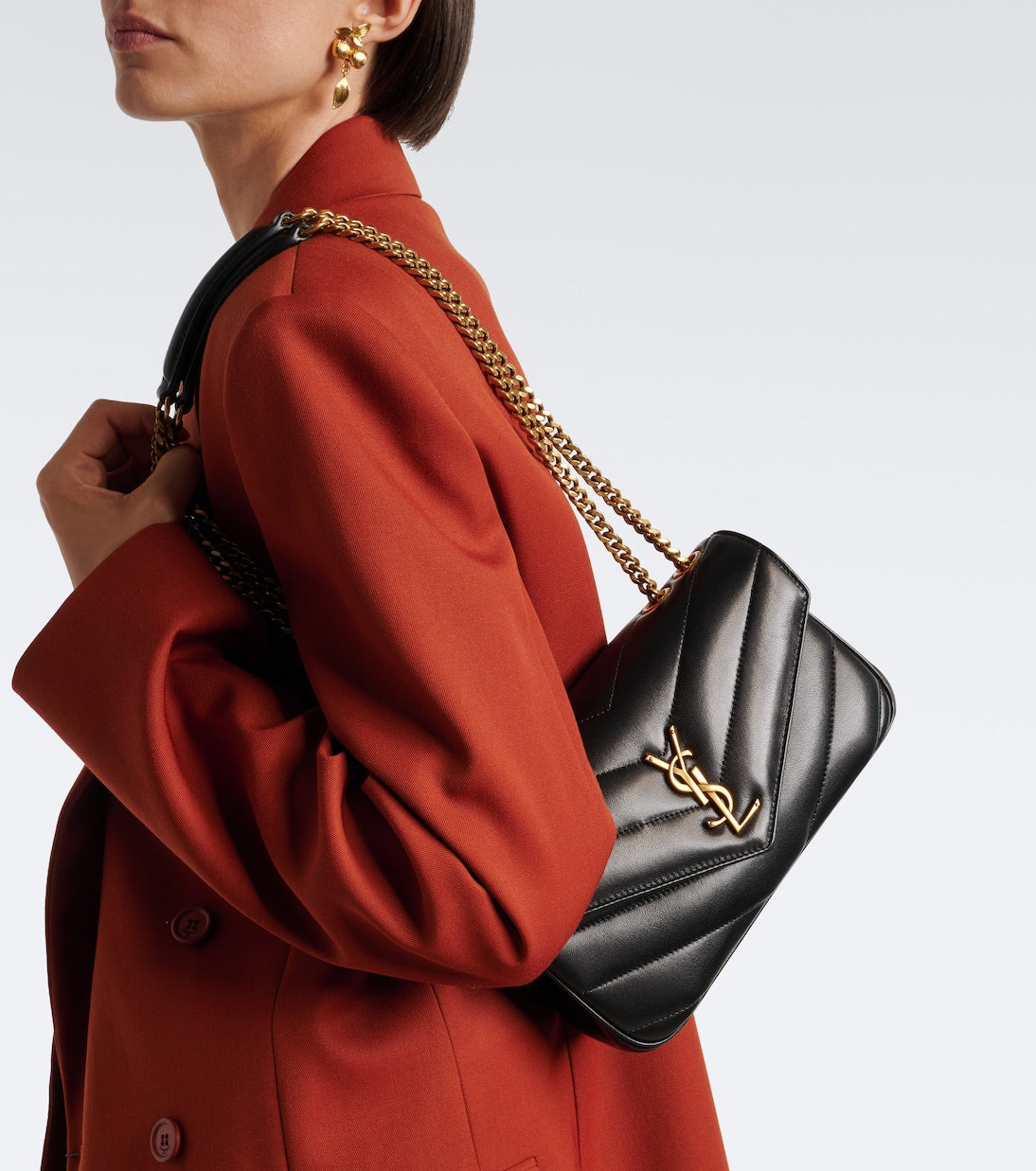 Saint Laurent - Loulou matelassé leather shoulder bag