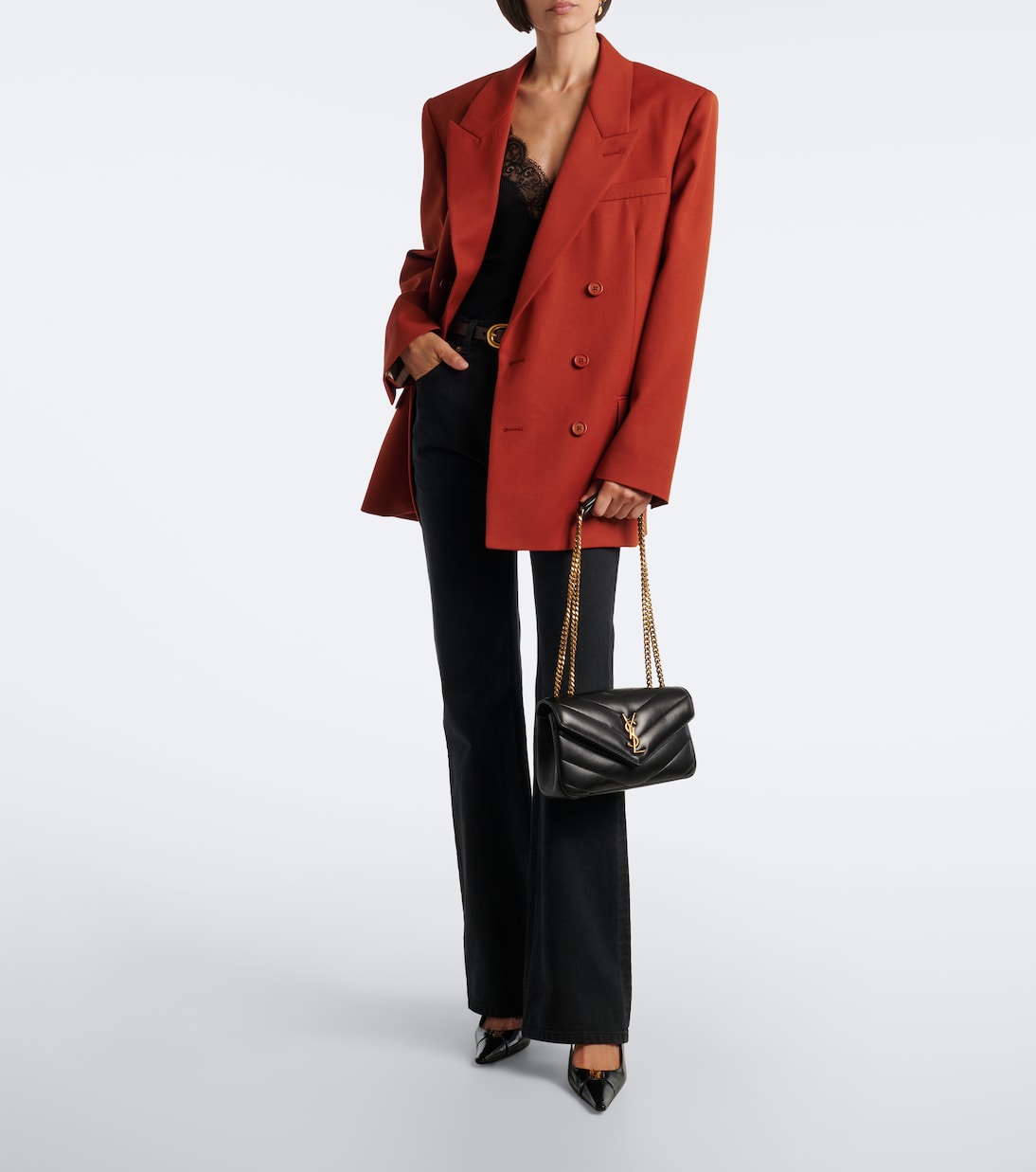 Saint Laurent - Loulou matelassé leather shoulder bag