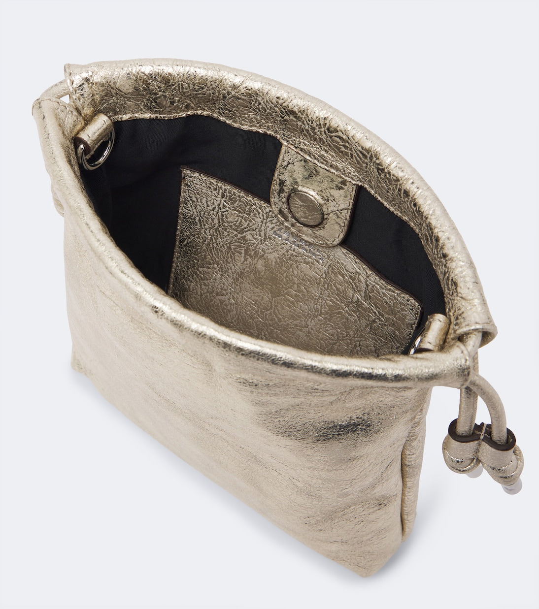Isabel Marant - Silven Mini metallic leather crossbody bag