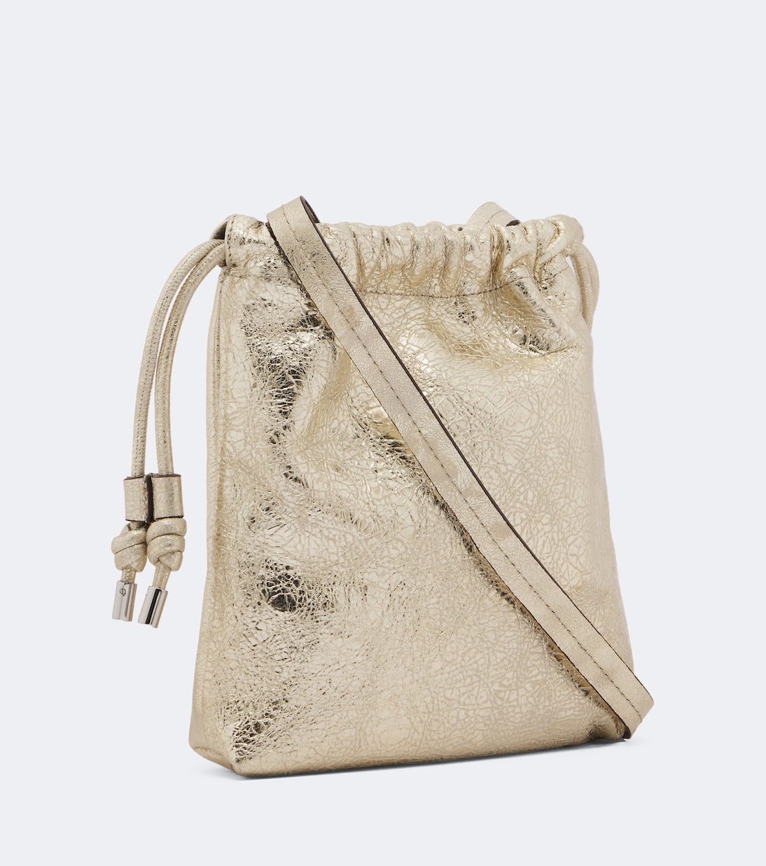 Isabel Marant - Silven Mini metallic leather crossbody bag