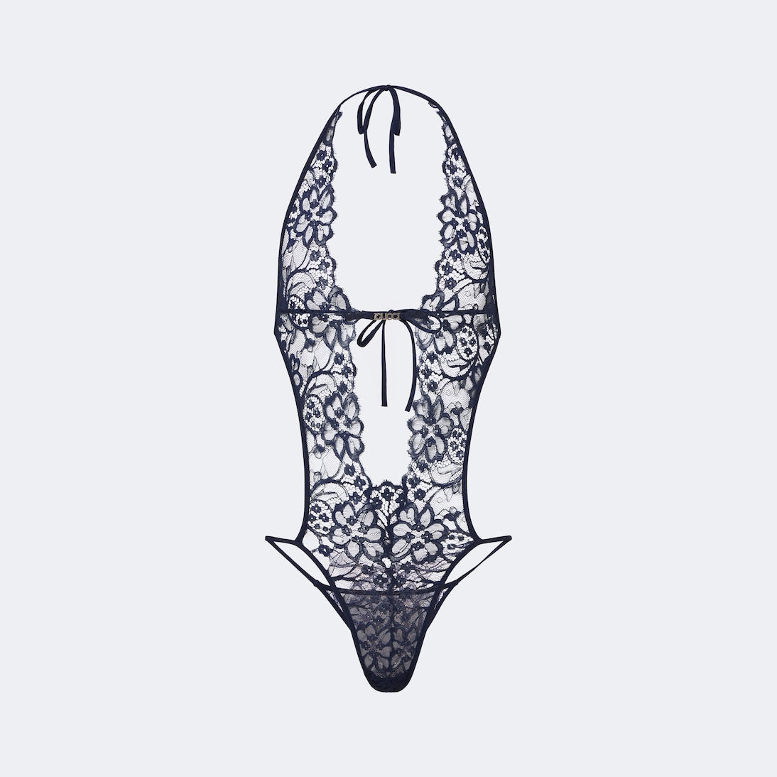 Gucci - Lace cutout bodysuit