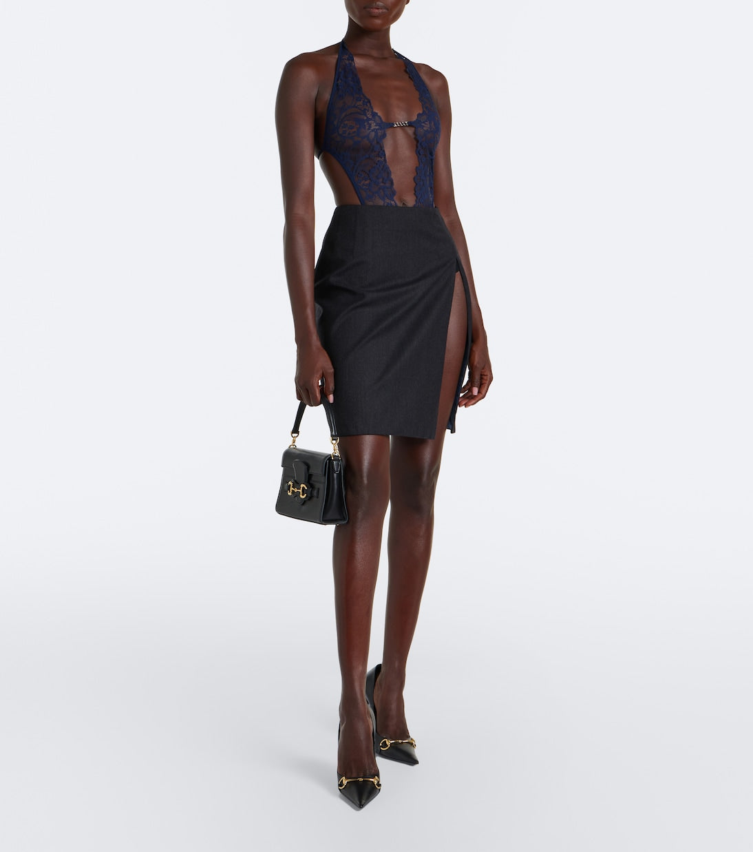 Gucci - Wool-blend miniskirt
