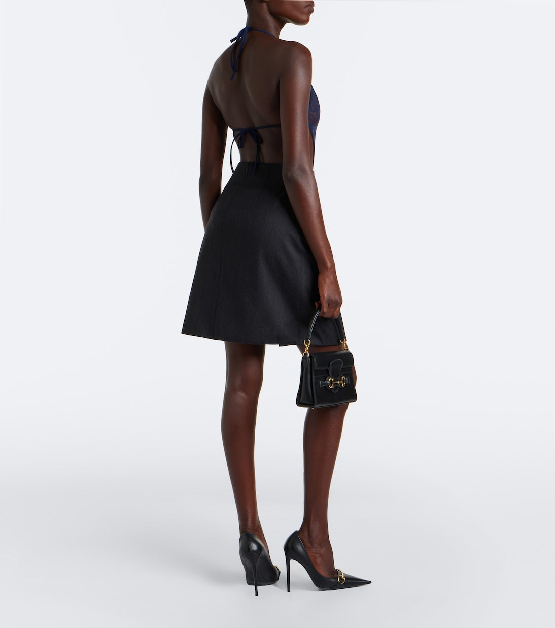 Gucci - Wool-blend miniskirt
