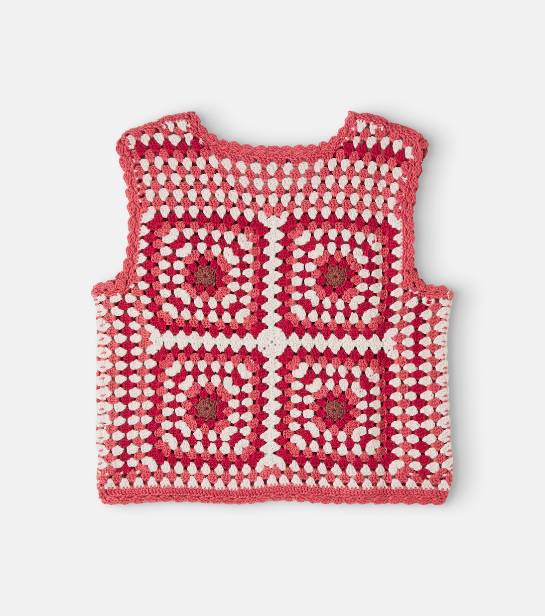 Emile et Ida - Crochet cotton vest