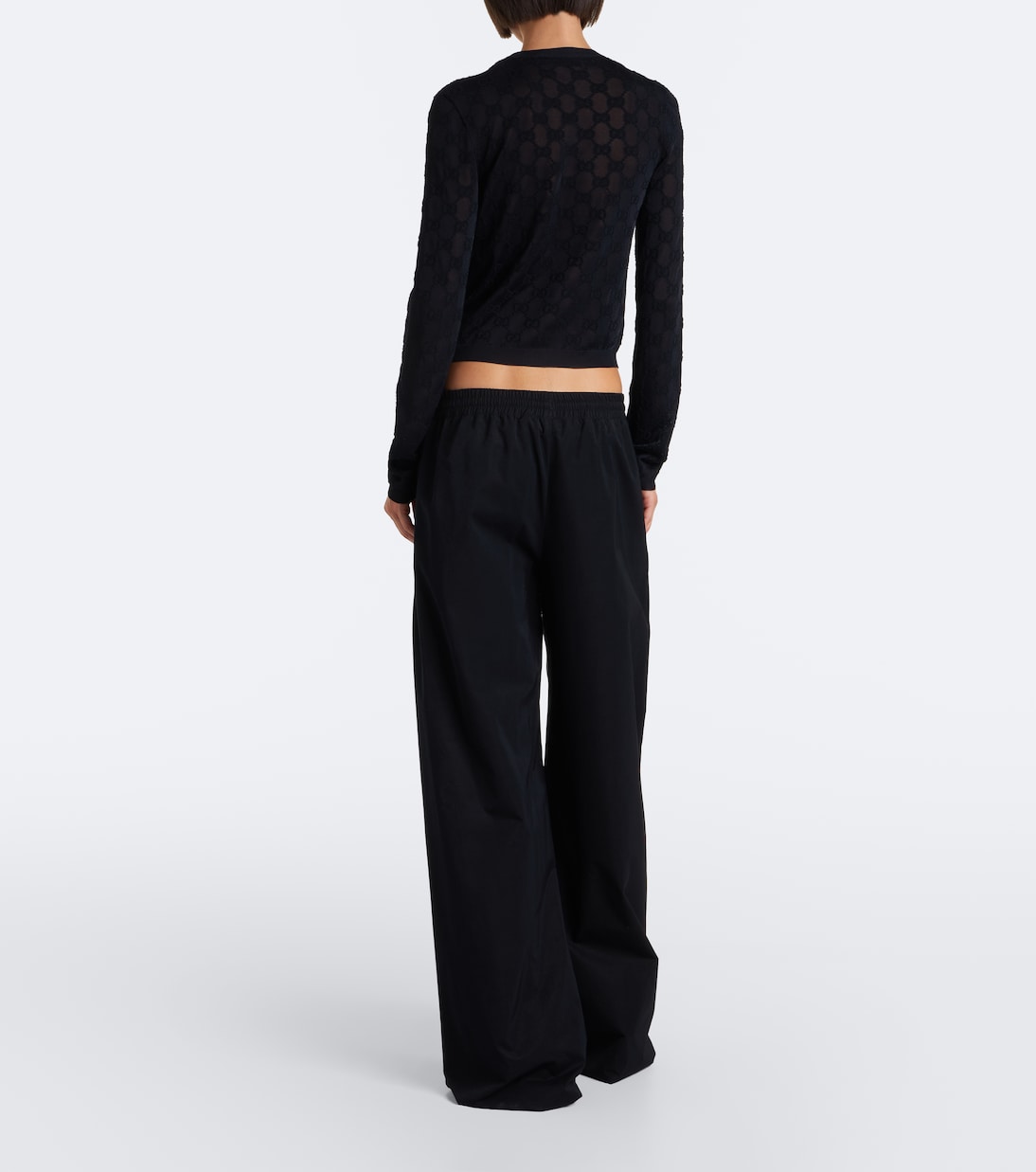 Gucci - Technical twill wide-leg pants