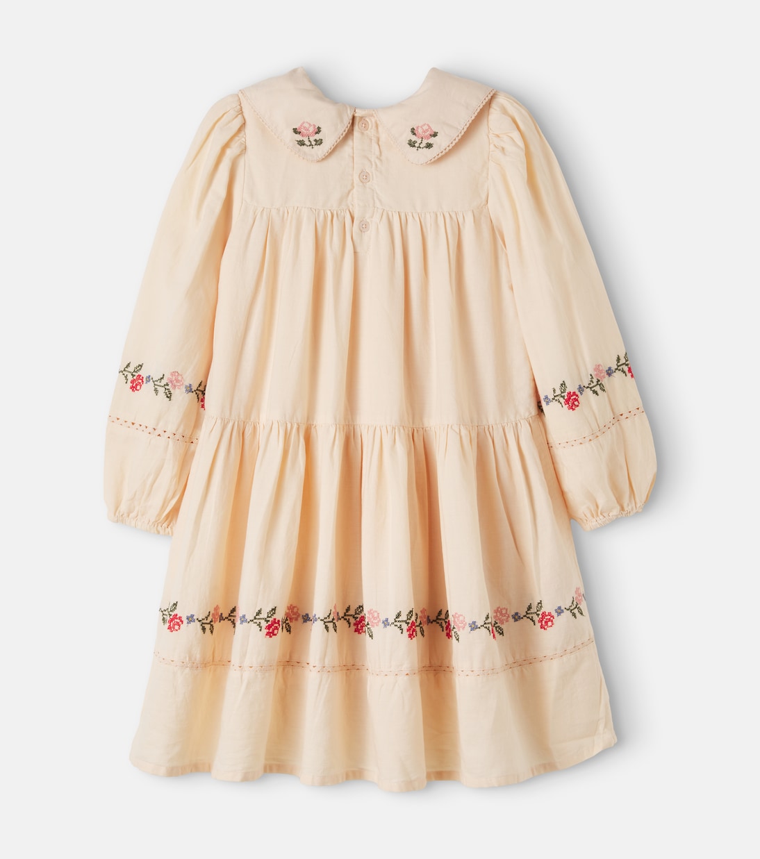 Emile et Ida - Floral embroidered cotton dress