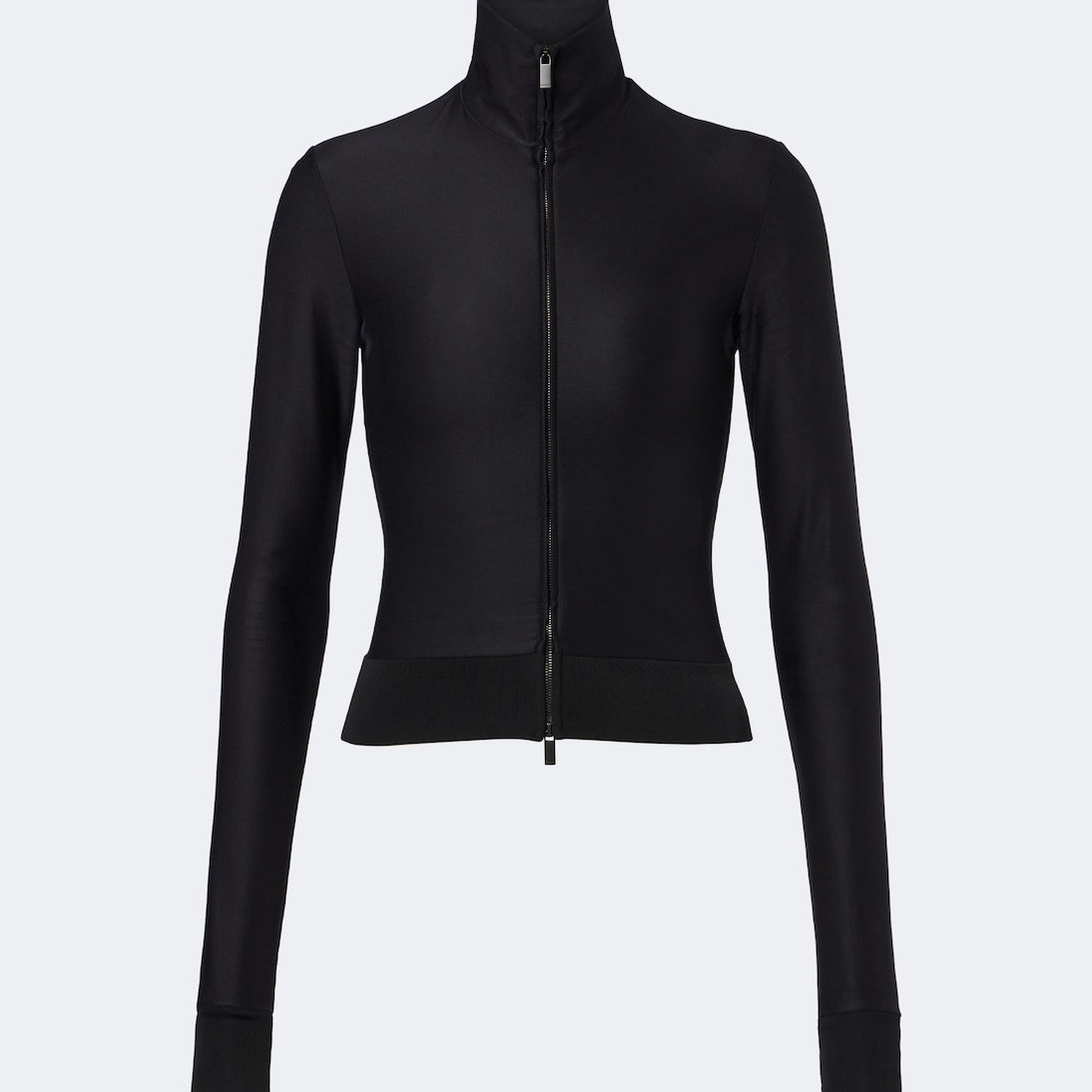 Gucci - Silk-blend zip-up top