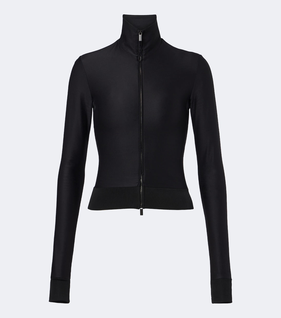 Gucci - Silk-blend zip-up top