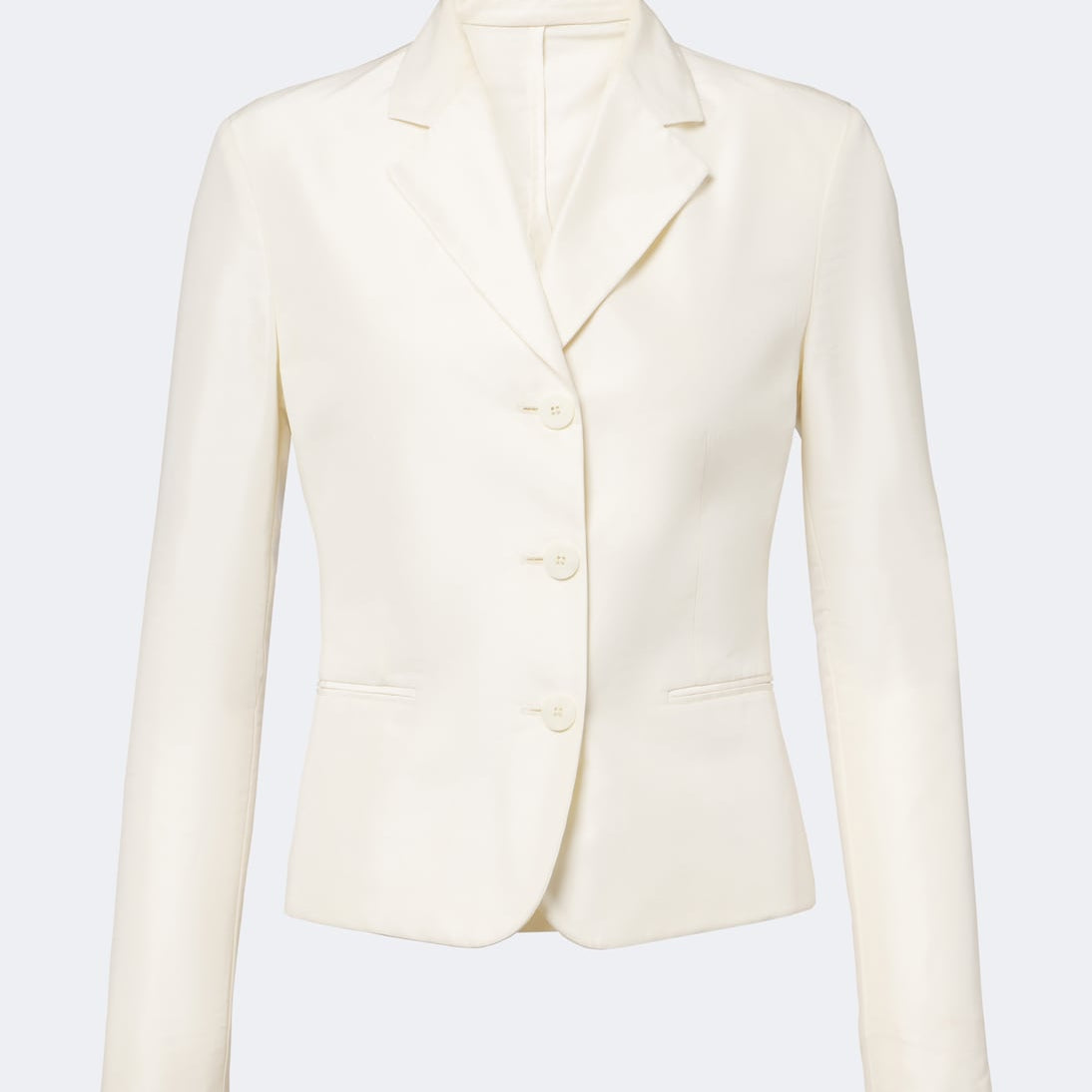 Gucci - Single-breasted silk faille blazer