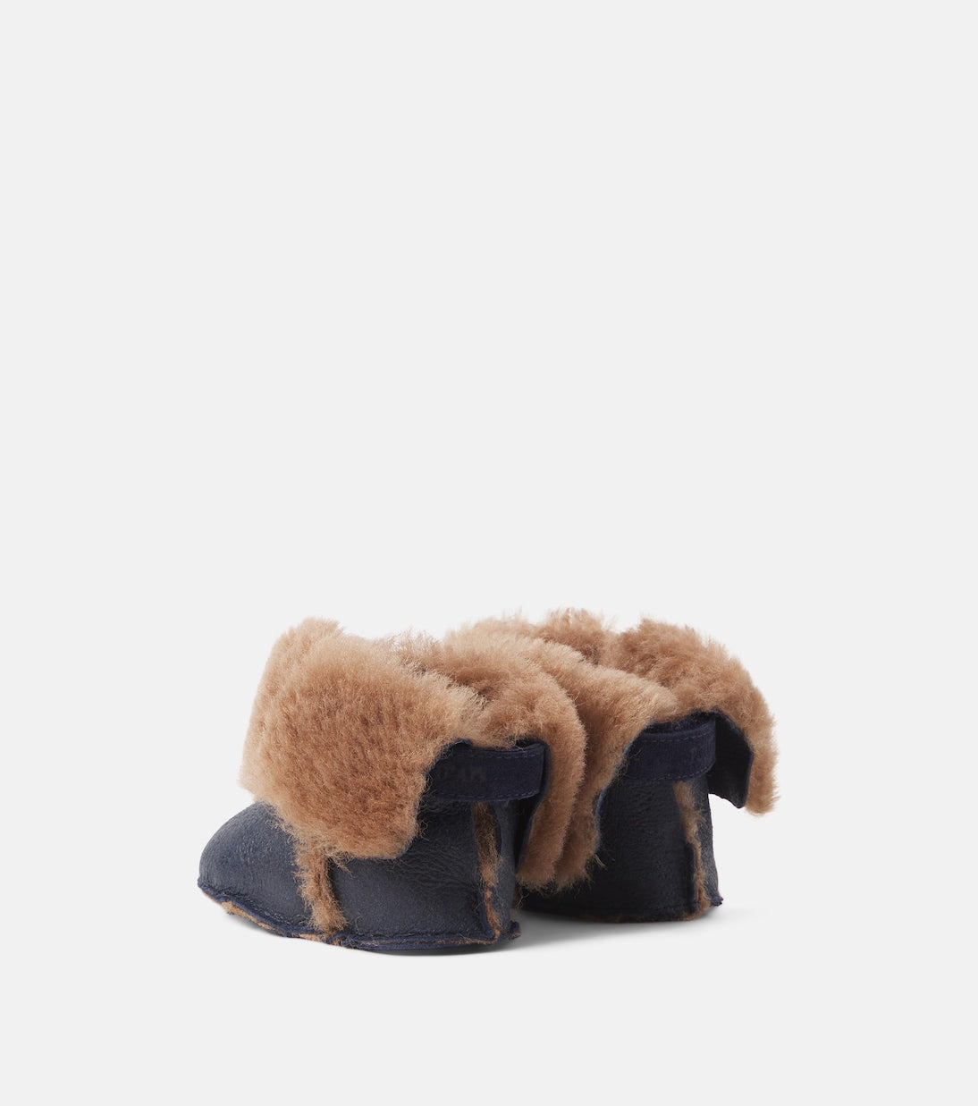 Pom d'Api - Baby shearling-lined leather booties