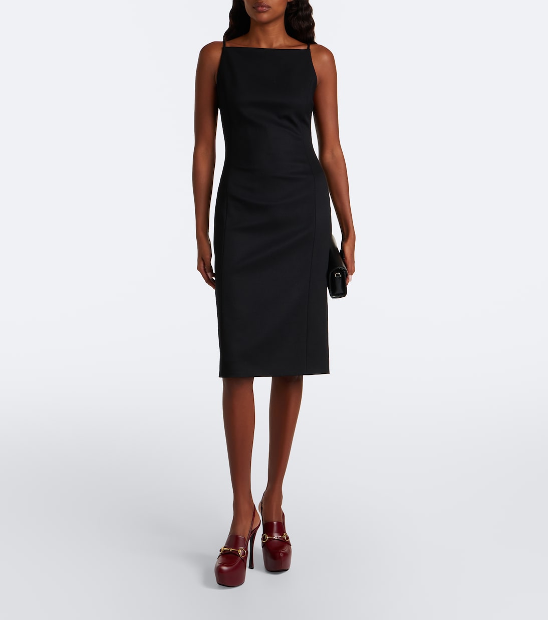 Gucci - Wool midi dress