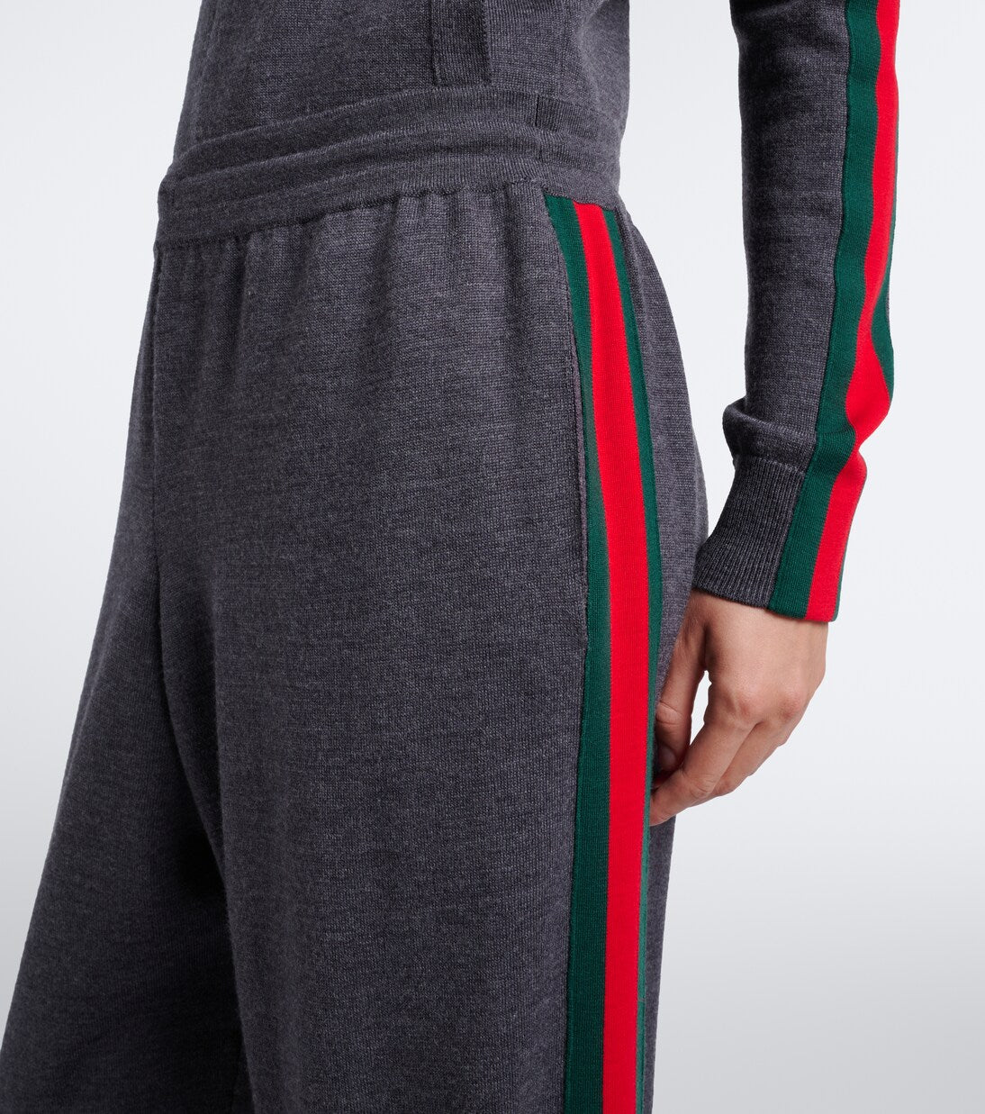 Gucci - Wool-blend wide-leg pants