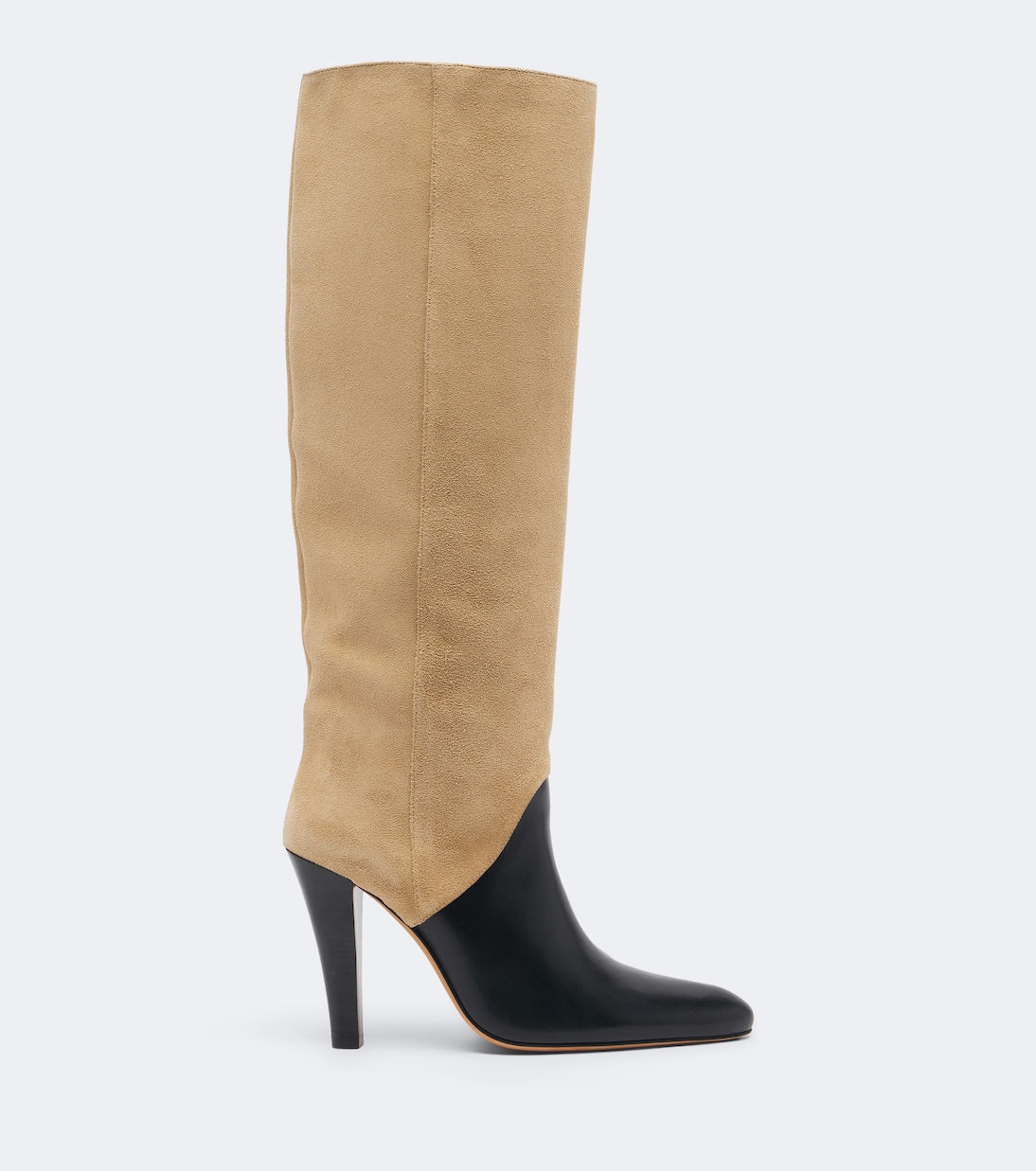 JUDE - Edita leather and suede knee-high boots