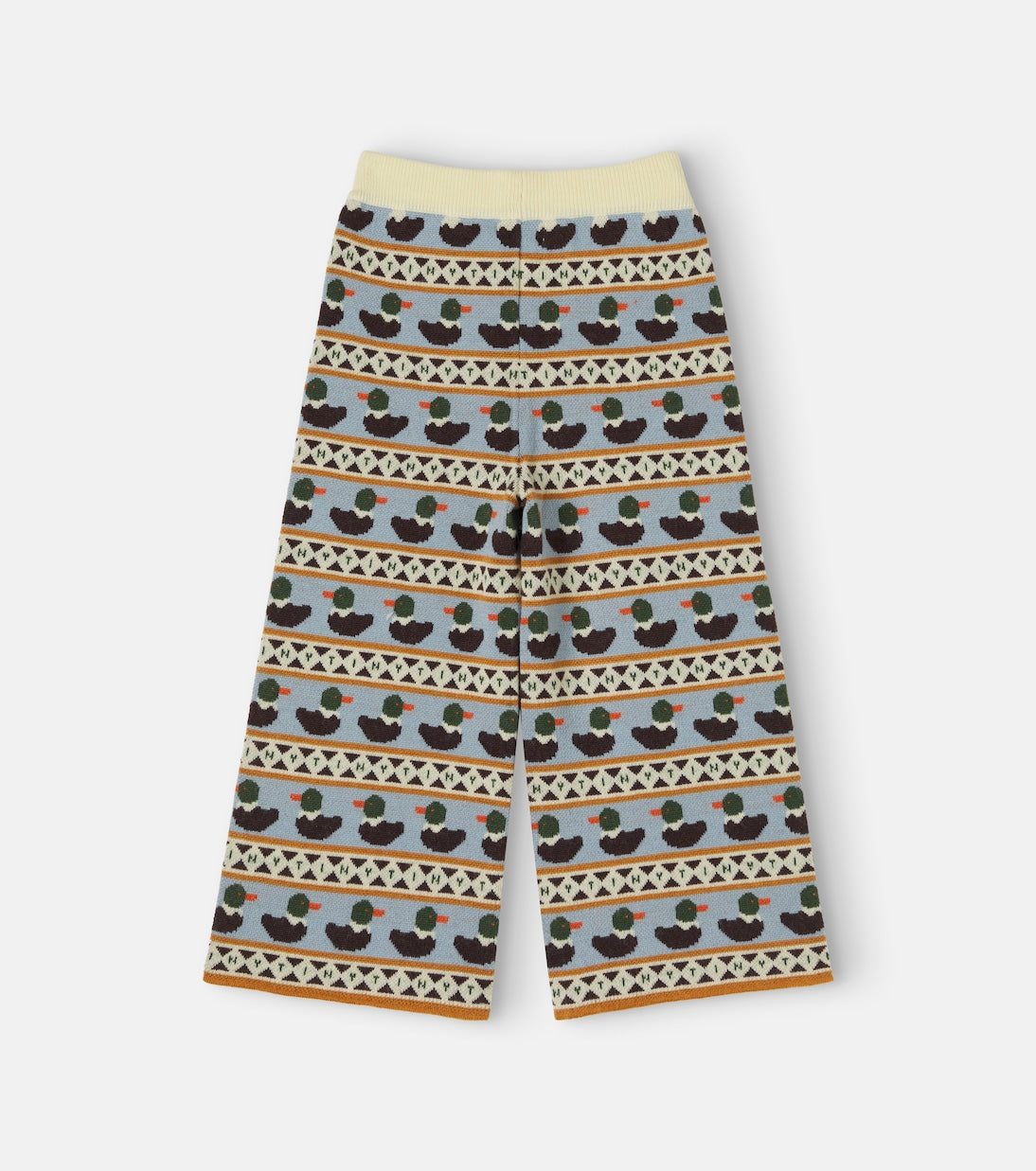 Tinycottons - Intarsia knitted wool-blend pants