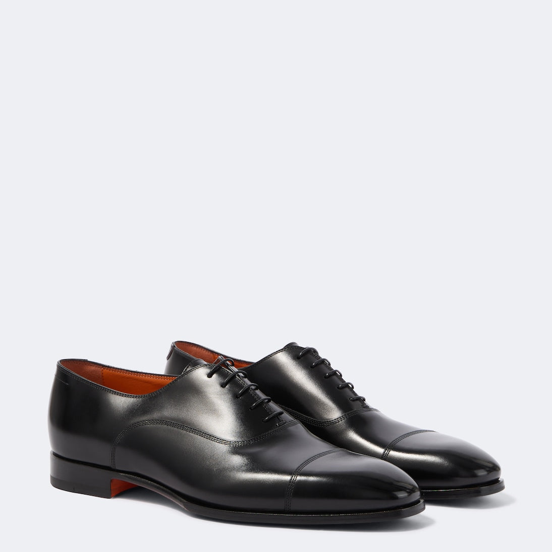 Santoni - Leather Oxford shoes