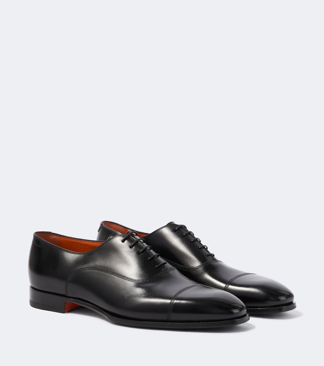 Santoni - Leather Oxford shoes